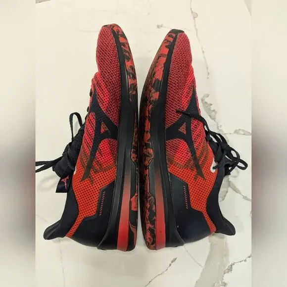 Mizuno Men's Tc-11 Cross Trainer running red black sneakers shoe low top size 14